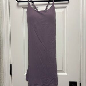 HALARA Lavender Workout Dress with shorts